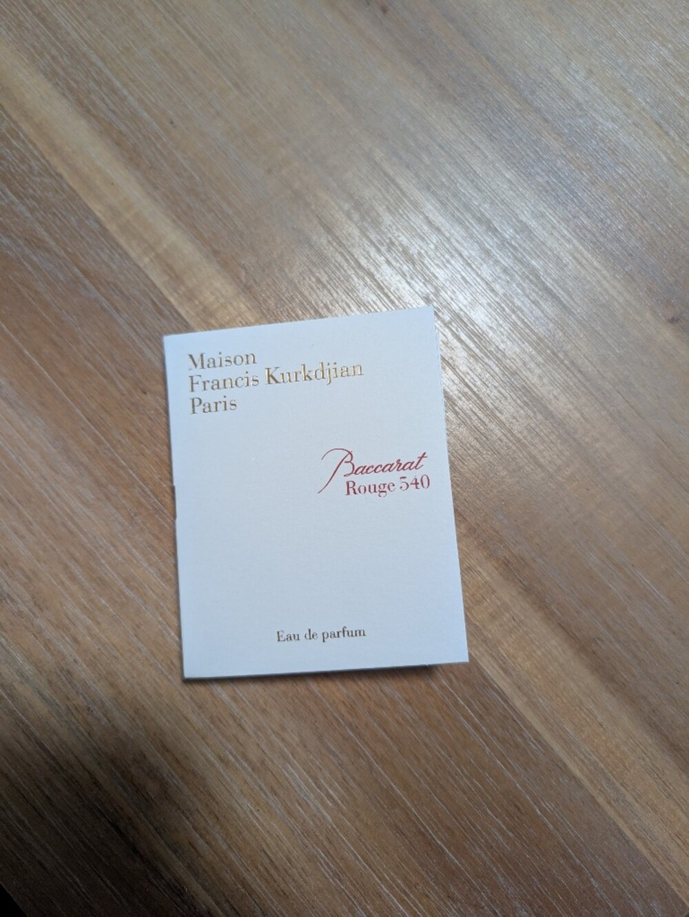 Maison Francis Kurkdjian Baccarat Rouge 540